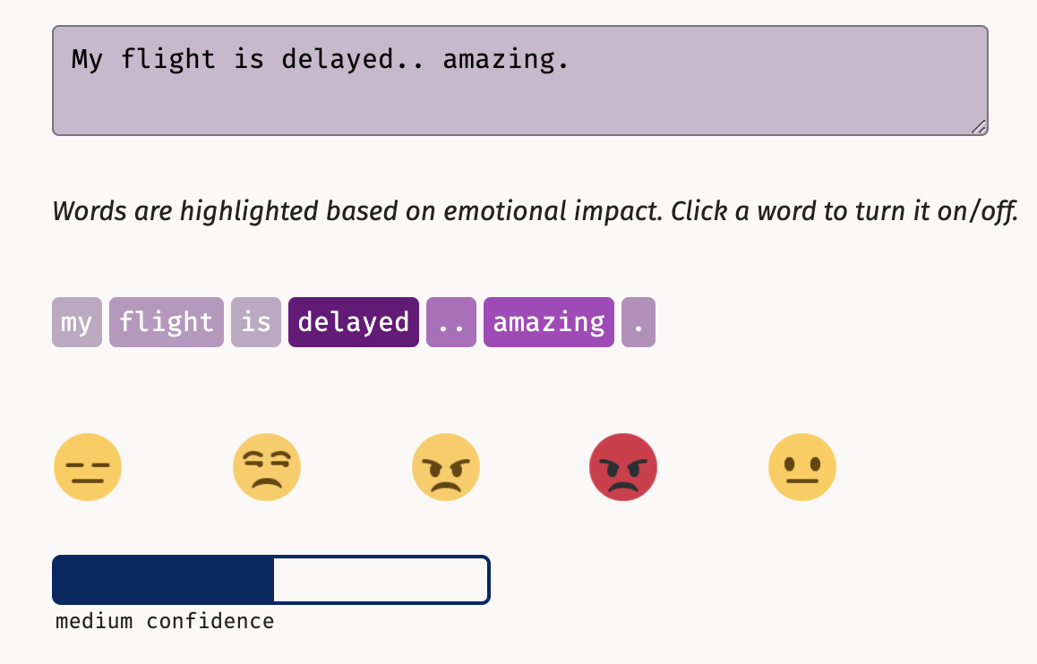 You can explore an interactive example of the model in action on the